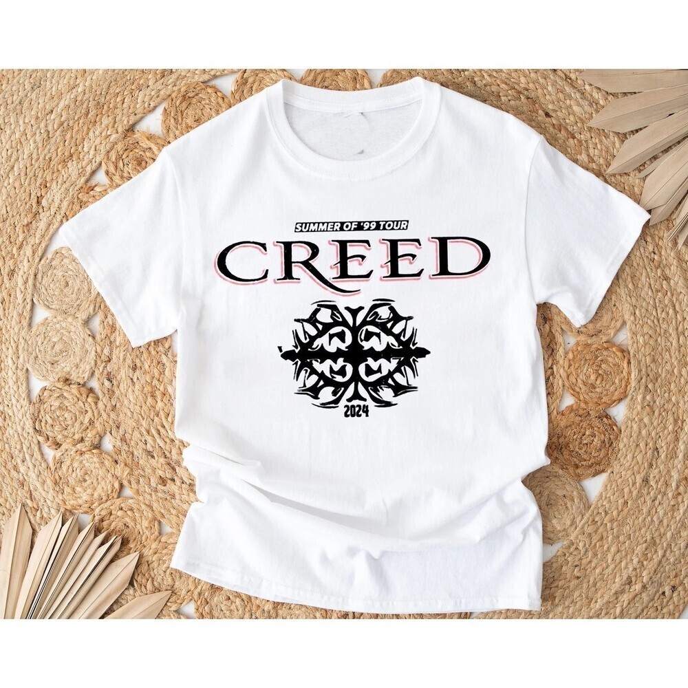 Creed 2024 Tour Summer Of 99 Rock Band Concert T-Shirt